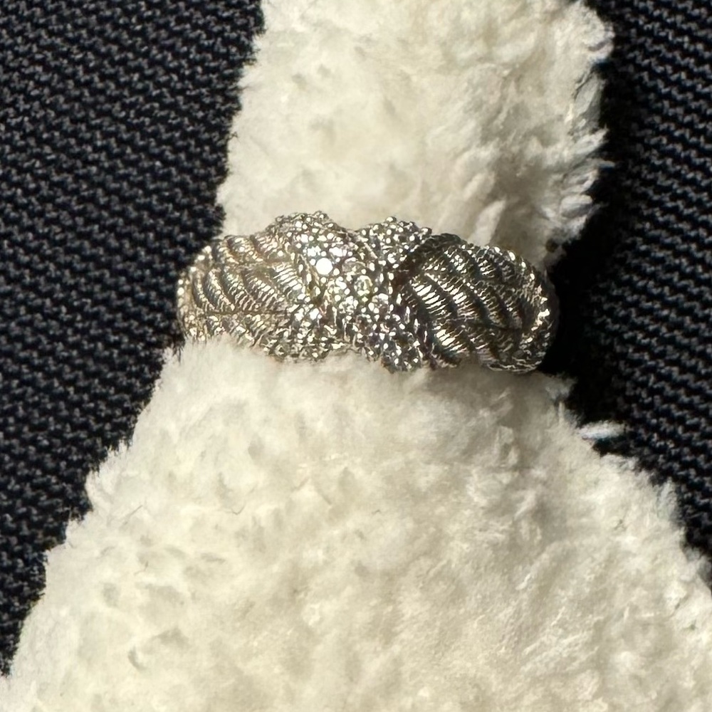 Judith Ripka “X” ring